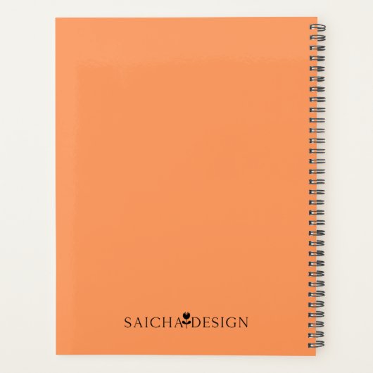 Autumn Bouquet Planer (Rückseite)