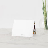 Autumn Bouquet Sunflowers Blumengrün Vielen Dank Dankeskarte (Rückseite)