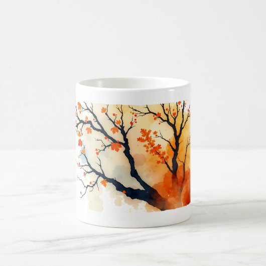 autumn branch kaffeetasse (Mittel)