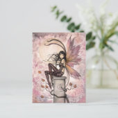 Autumn Breezes Fairy Fantasy Art von Molly Harriso Postkarte (Stehend Vorderseite)