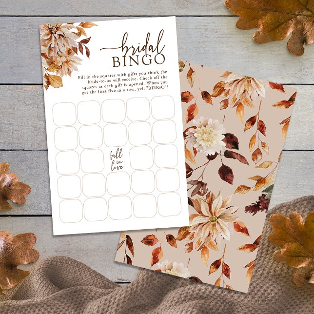 Autumn Bridal Bingo (Autumn Bridal Bingo
)