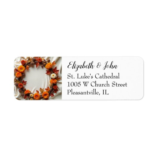 Autumn Bridal Wreath (Vorne)