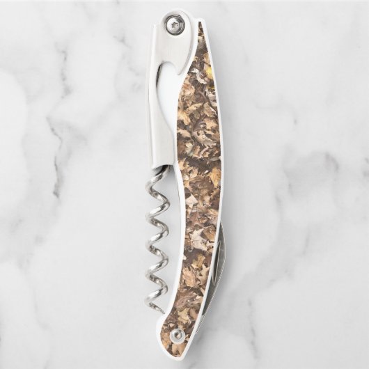 Autumn Brown Blätter Kellnermesser (Vorderseite)