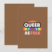 Autumn Brown Wallpaper | Rustic Minimalist Design Dankeskarte (Vorne/Hinten)