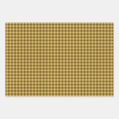 Autumn Browns Kariert Trio Geschenkpapier Set (Vorderseite 3)