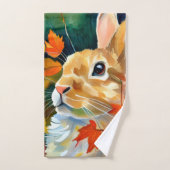 Autumn Bunny Badhandtuch Set (Handtuch)