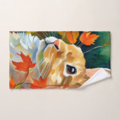 Autumn Bunny Badhandtuch Set (Handtuch)