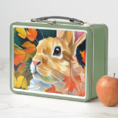 Autumn Bunny Metall Brotdose (Beispiel)