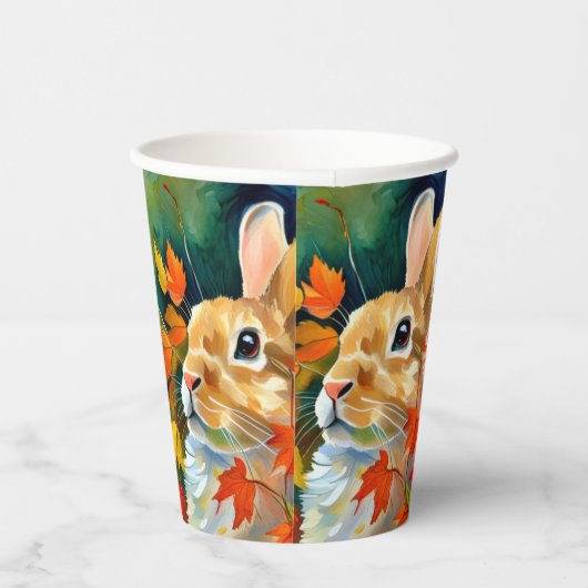 Autumn Bunny Pappbecher (Rechts)