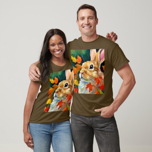 Autumn Bunny T-Shirt (Unisex)