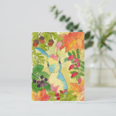 Autumn Bunny von Peppermint Art Postkarte (Stehend Vorderseite)