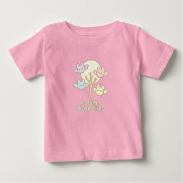 Autumn Butterflies – Pastel Bat Whimsy for Fall Baby T-shirt