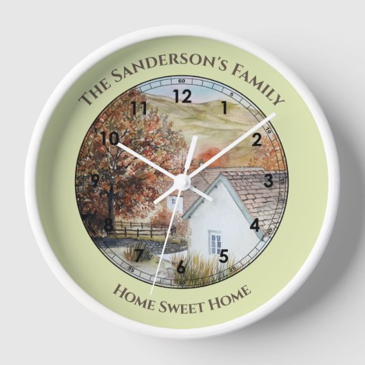 Autumn Buttermere Village Lake District England Uhr (Vorderseite)