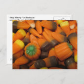 Autumn Candy Corn Postcard Postkarte (Vorne/Hinten)