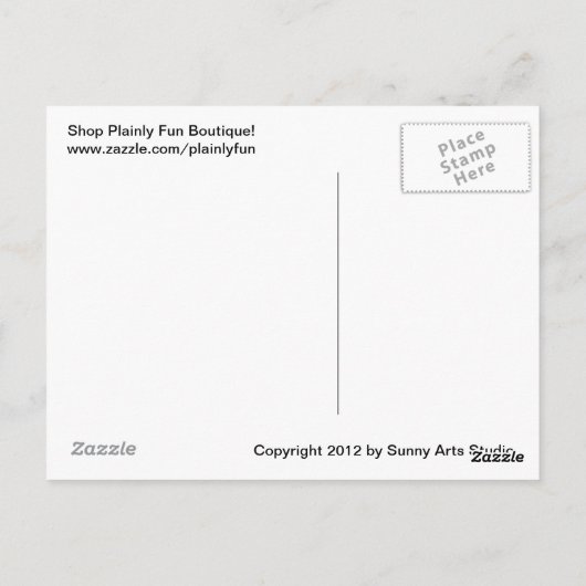 Autumn Candy Corn Postcard Postkarte (Rückseite)