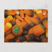 Autumn Candy Corn Postcard Postkarte (Vorderseite)