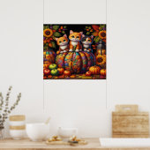 Autumn Cats Poster (Küche)