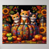 Autumn Cats Poster (Vorne)