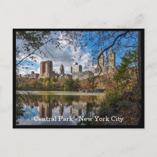 Autumn Central Park, New York City Custom Text Postkarte