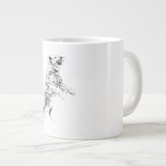 Autumn Chase entleashed Jumbo-Tasse (Vorderseite Rechts)