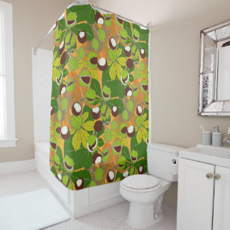 Autumn Chestnut - Shower Curtain Duschvorhang