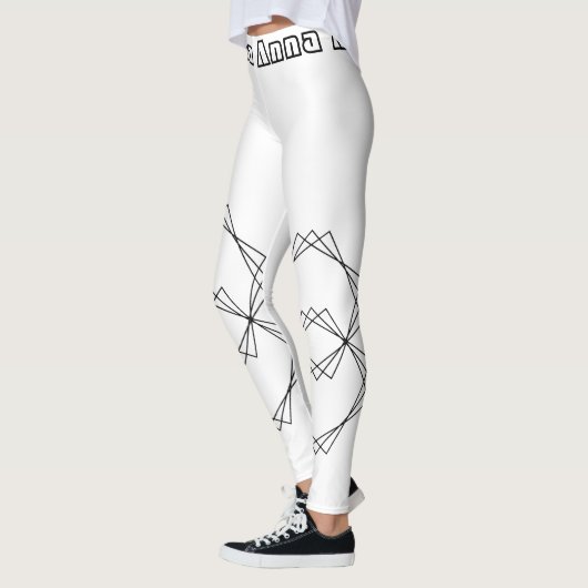 Autumn Chic Abstract Pattern Leggings for Women (Links)