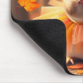 Autumn Chipmunk Dancer Mousepad (Ecke)