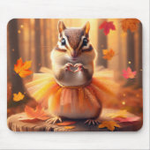 Autumn Chipmunk Dancer Mousepad (Vorne)