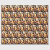 Autumn Chipmunk mit einer Ballerina Tutu Geschenkpapier (Flach)