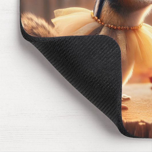 Autumn Chipmunks tanzen Mousepad (Ecke)