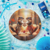 Autumn Chipmunks tanzen Pappteller (Party)