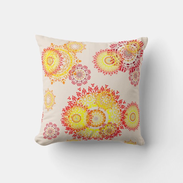 Autumn Circles Pillow Kissen (Vorderseite)