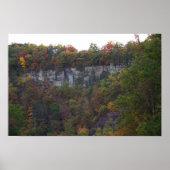 Autumn Cliffside Foto Poster (Vorne)