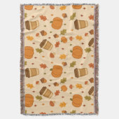 Autumn Coffee Decke (Vorderseite Vertikal)