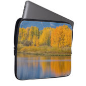Autumn Colored Aspen Trees Laptopschutzhülle (Vorne Rechts)