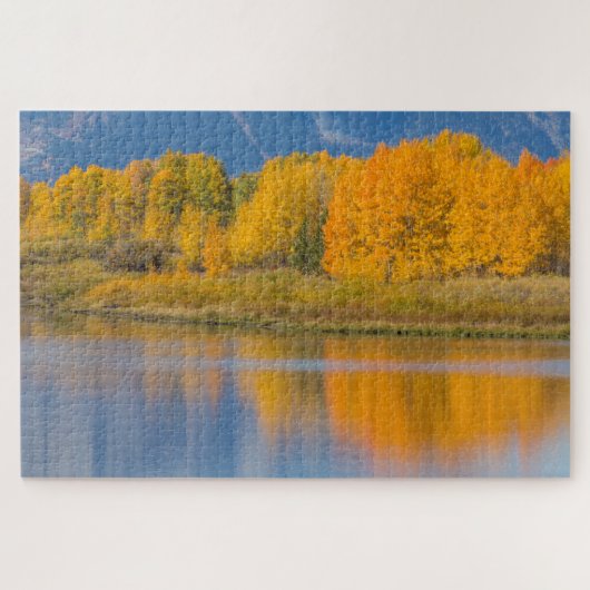 Autumn Colored Aspen Trees Puzzle (Horizontal)