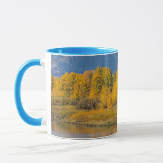 Autumn Colored Aspen Trees Tasse (Links)