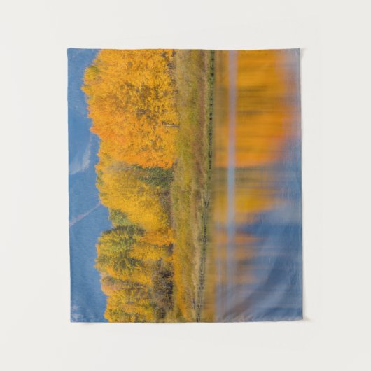 Autumn Colored Aspen Trees Wandteppich (Vorderseite)
