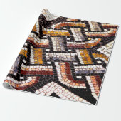 Autumn Colored Roman Mosaic Geschenkpapier (Ungerollt)