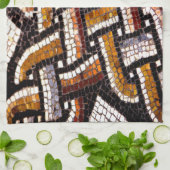 Autumn Colored Roman Mosaic Geschirrtuch (Gefaltet)