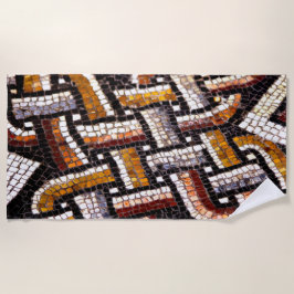 Autumn Colored Roman Mosaic Strandtuch