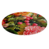 Autumn Colors Flower Bouquet Photo Schneidebrett (Ecke)