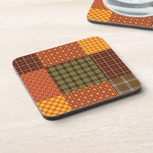 Autumn Comfort Quilt Getränkeuntersetzer (Linke Seite)