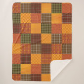 Autumn Comfort Quilt Sherpadecke (Vorderseite)