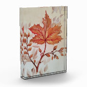 Autumn cooper vine leaf fotoblock (Links)