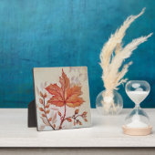 Autumn cooper vine leaf fotoplatte (InSitu)