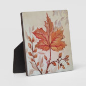 Autumn cooper vine leaf fotoplatte (Vorderseite)