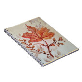 Autumn cooper vine leaf notizblock (Rechte Seite)