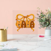 Autumn Coquette Mama - Cosy Fall Aesthetic with Bo Acrylschild (Hochzeit)