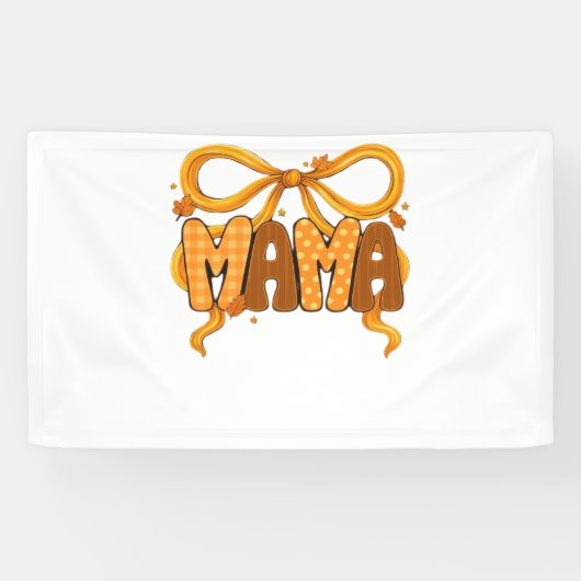 Autumn Coquette Mama - Cosy Fall Aesthetic with Bo Banner (Horizontal)